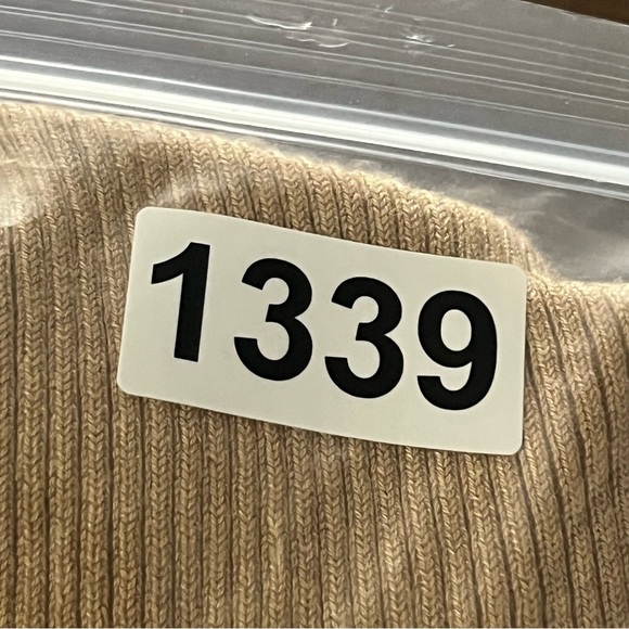 Chicos Size Large Tan Ribbed Knit Long Sleeve Pullover Rachel Turtleneck Sweater - Picture 4 of 9